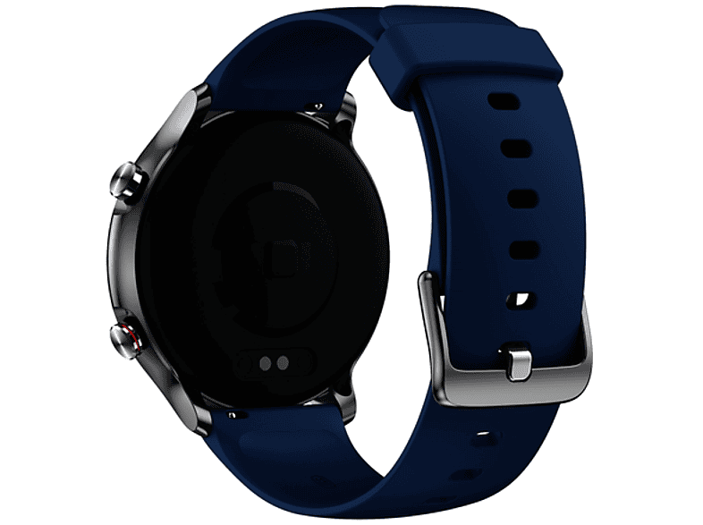 DORO Watch Senioren Smartwatch Plastik TPU/Silikon mit Metallschnalle, universall, Navy Blue