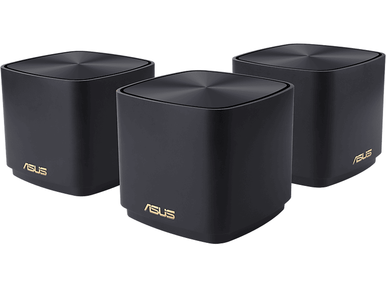 Asus Multi-room Wifi Zenwifi Ax Mini Xd4 Plus Noir 3 Pièces (90ig07m0-mo3c50)