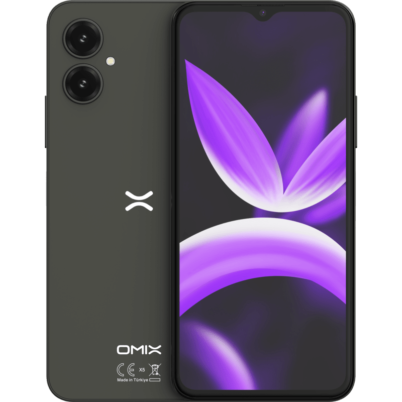 OMIX X5 6/128GB Akıllı Telefon Grafit