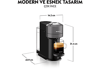 NESPRESSO Vertuo Next Kapsüllü Kahve Makinesi Gri_3