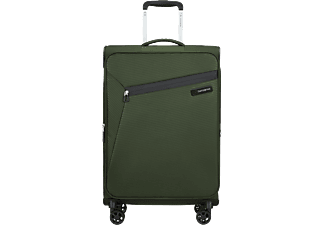 SAMSONITE Litebeam Spinner közepes méretű bőrönd 66cm, bővíthető, puhafedeles, zöld (146853-9199)