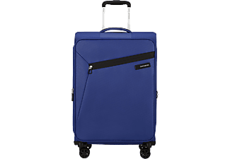 SAMSONITE Litebeam Spinner közepes méretű bőrönd 66cm, bővíthető, puhafedeles, kék (146853-4436)