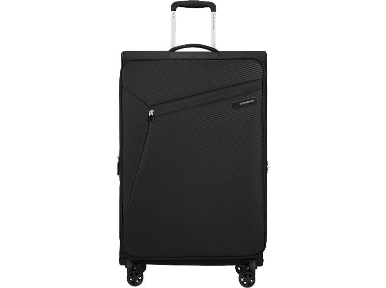 SAMSONITE Litebeam Spinner közepes méretű bőrönd 77cm, bővíthető, puhafedeles, fekete (146854-1041)