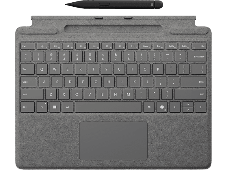 MICROSOFT Surface Pro Keyboard mit Slim Pen - Platin; Tastatur