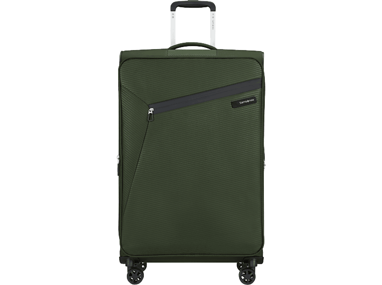 SAMSONITE Litebeam Spinner közepes méretű bőrönd 77cm, bővíthető, puhafedeles, zöld (146854-9199)