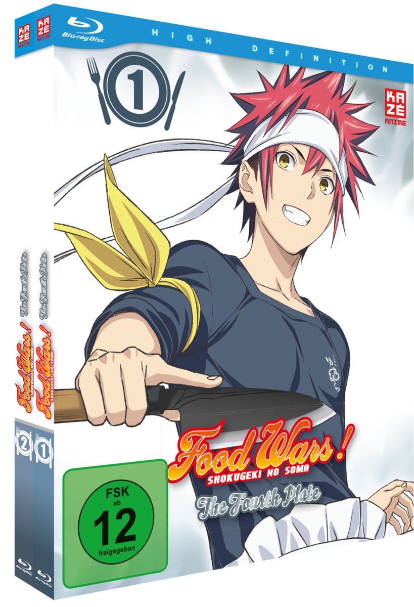 Food Wars! The Fourth Plate  Vol.1-2 Blu-ray