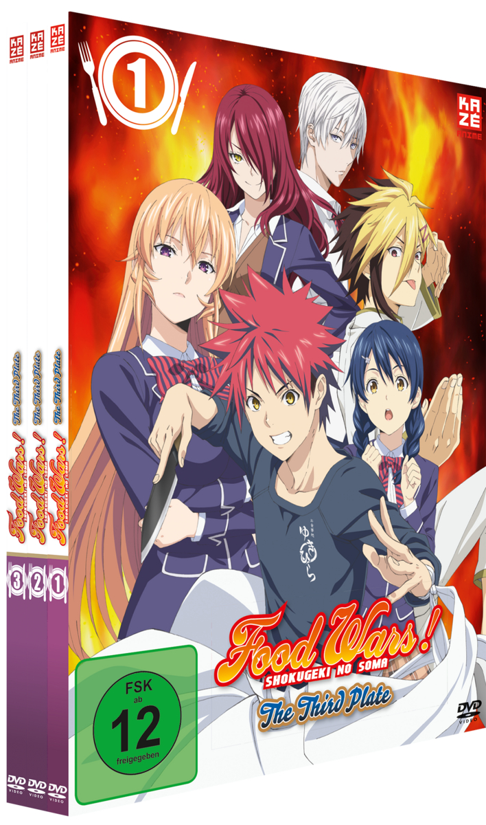 Food Wars! The Fourth Plate  Vol.1-2 DVD