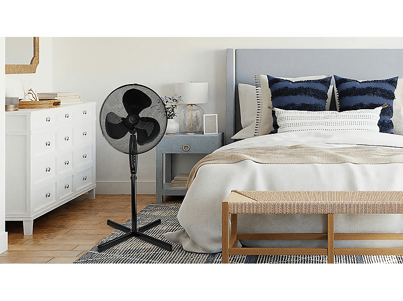Thumbnail - OK. OSF 40323 B Standventilator Schwarz (45 Watt)