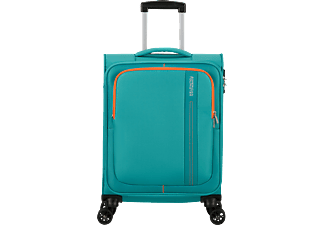 AMERICAN TOURISTER Sea Seeker Spinner kabin méretű bőrönd 55cm, puhafedeles, zöld (146674-1013)