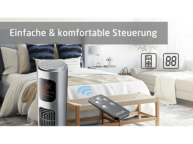 KOENIC KTF 100 Turmventilator Titan (45 Watt)