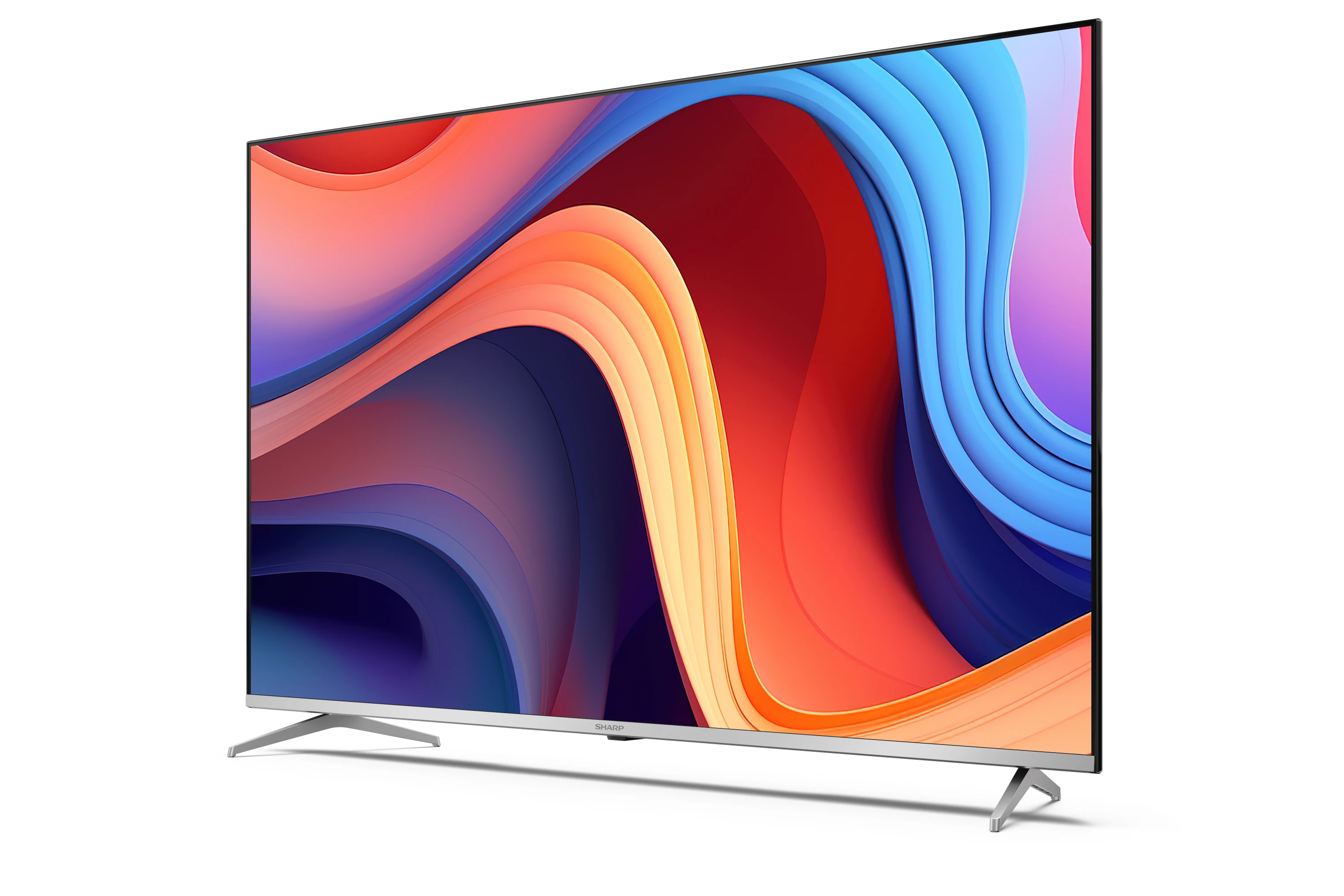 TV QLED 55" - Sharp 55GP6260E, UHD 4K, Dolby Atmos®, Smart TV, DVB-T2, Chromecast integrado, Bluetooth, Plata