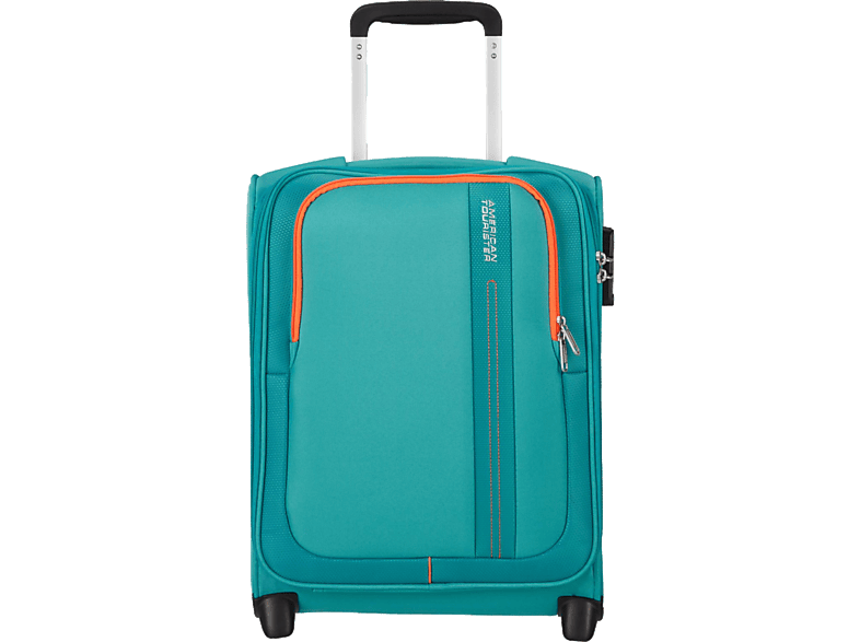 AMERICAN TOURISTER Sea Seeker Upright kis méretű bőrönd 45cm, puhafedeles, zöld (146677-1013)