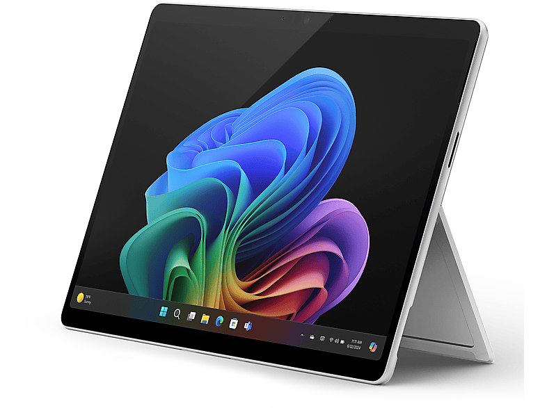 Microsoft Surface Pro Copilot+ PC convertibile 2 in 1, 13", processore Qualcomm Snapdragon X Plus X1P-64-100, 16 GB, 512 GB Ssd, Platinum Notebook