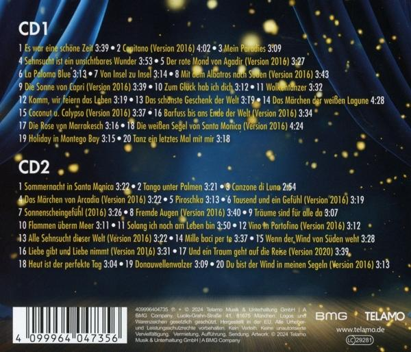 CD-Albumcover mit Titellisten und Text.