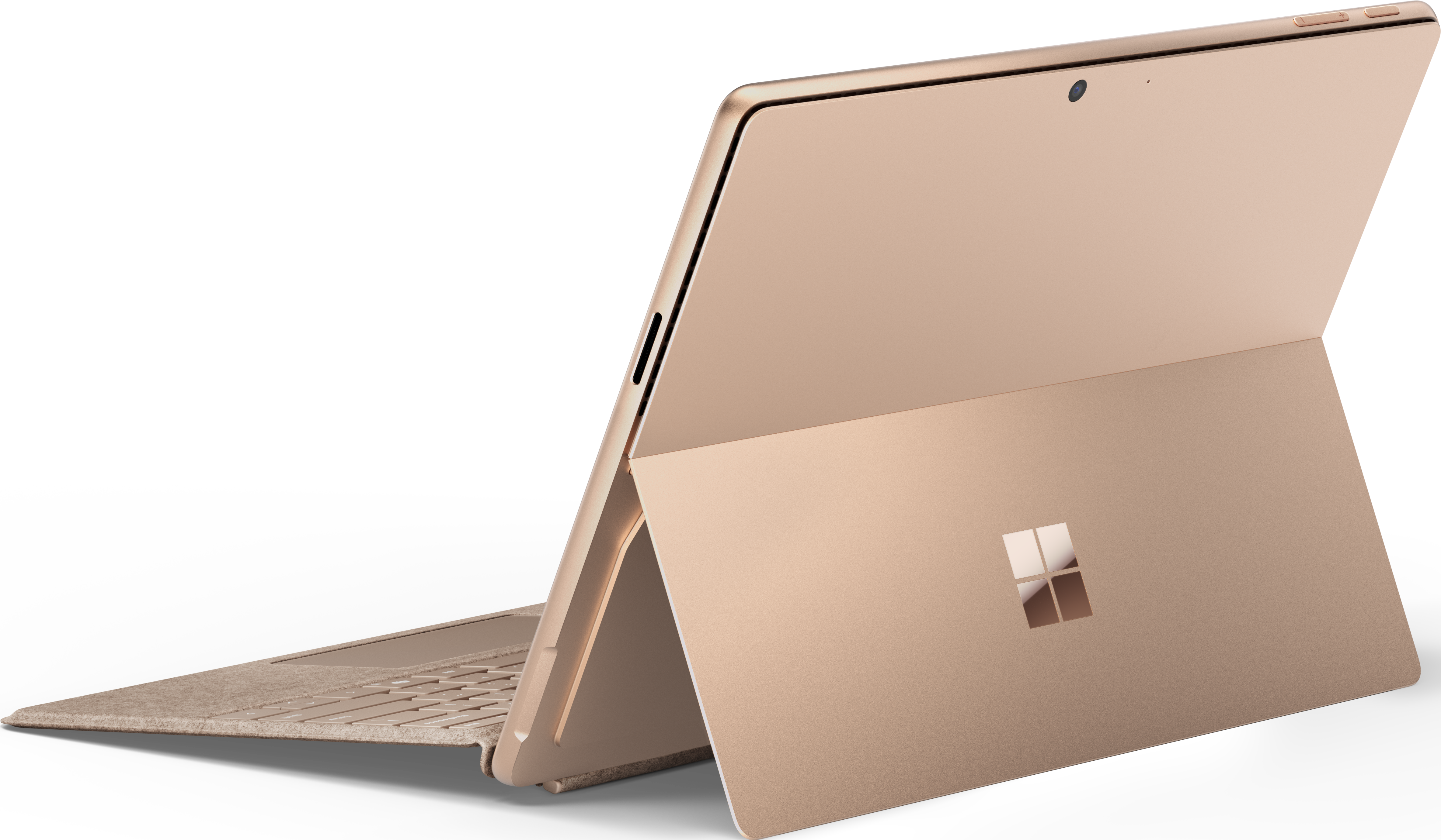 Stylet de tablette en deux positions. Couleur argentée, avec la marque Lenovo. Fond blanc.