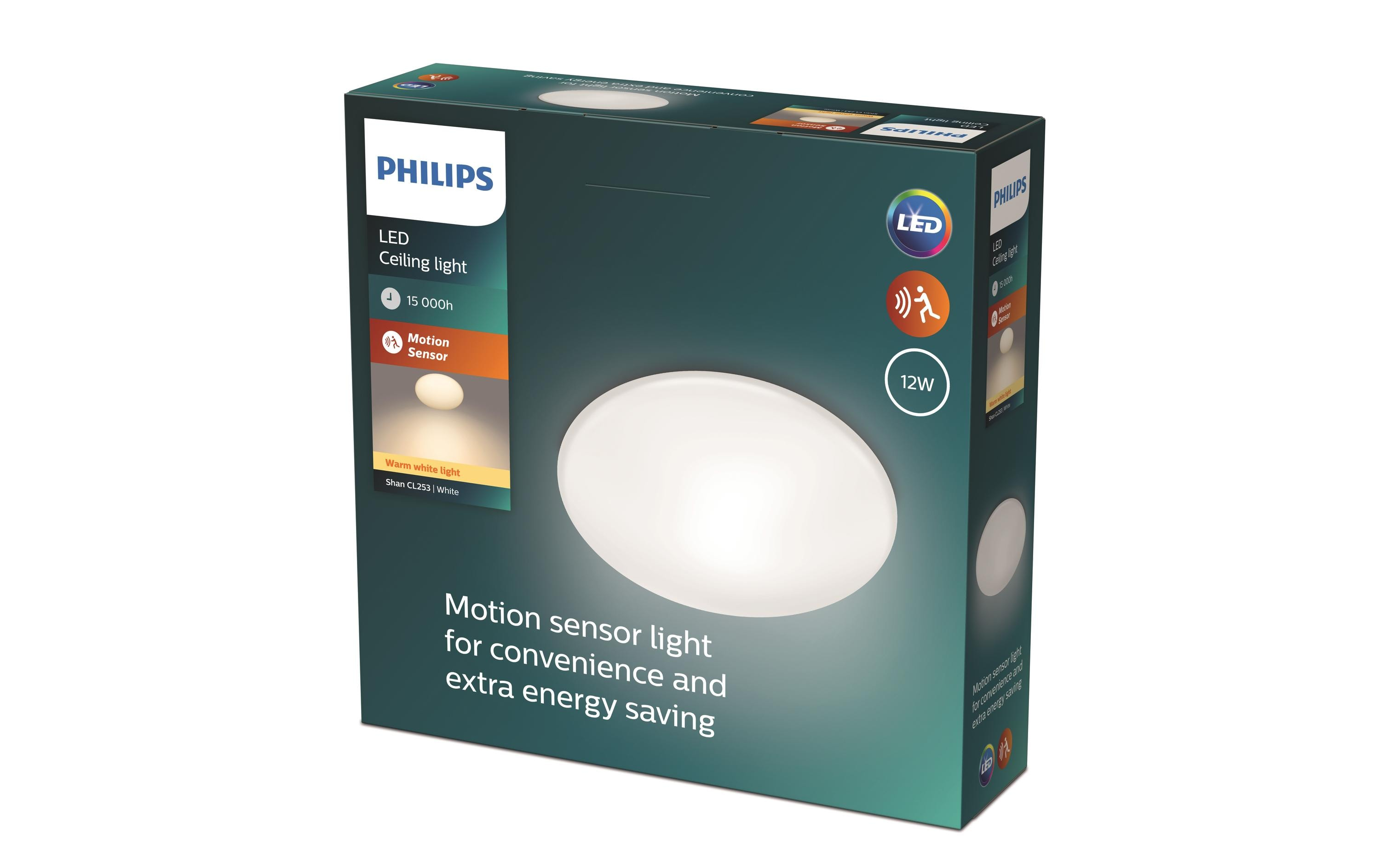 PHILIPS Deckenleuchte - Philips weiss Deckenleuchte Warmweiss