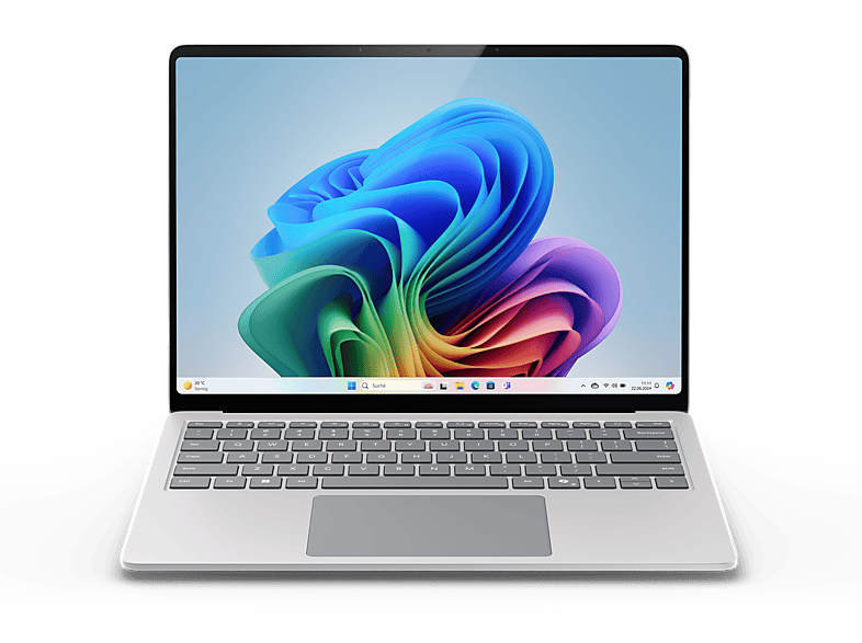 MICROSOFT Surface Laptop 7th Edition, Copilot+ PC, 13.8 Zoll, Qualcomm® Snapdragon® X Elite, 16 GB RAM, 1000 GB SSD, Windows 11 Home (64 Bit), Adreno™ Onboard Graphics, Platin