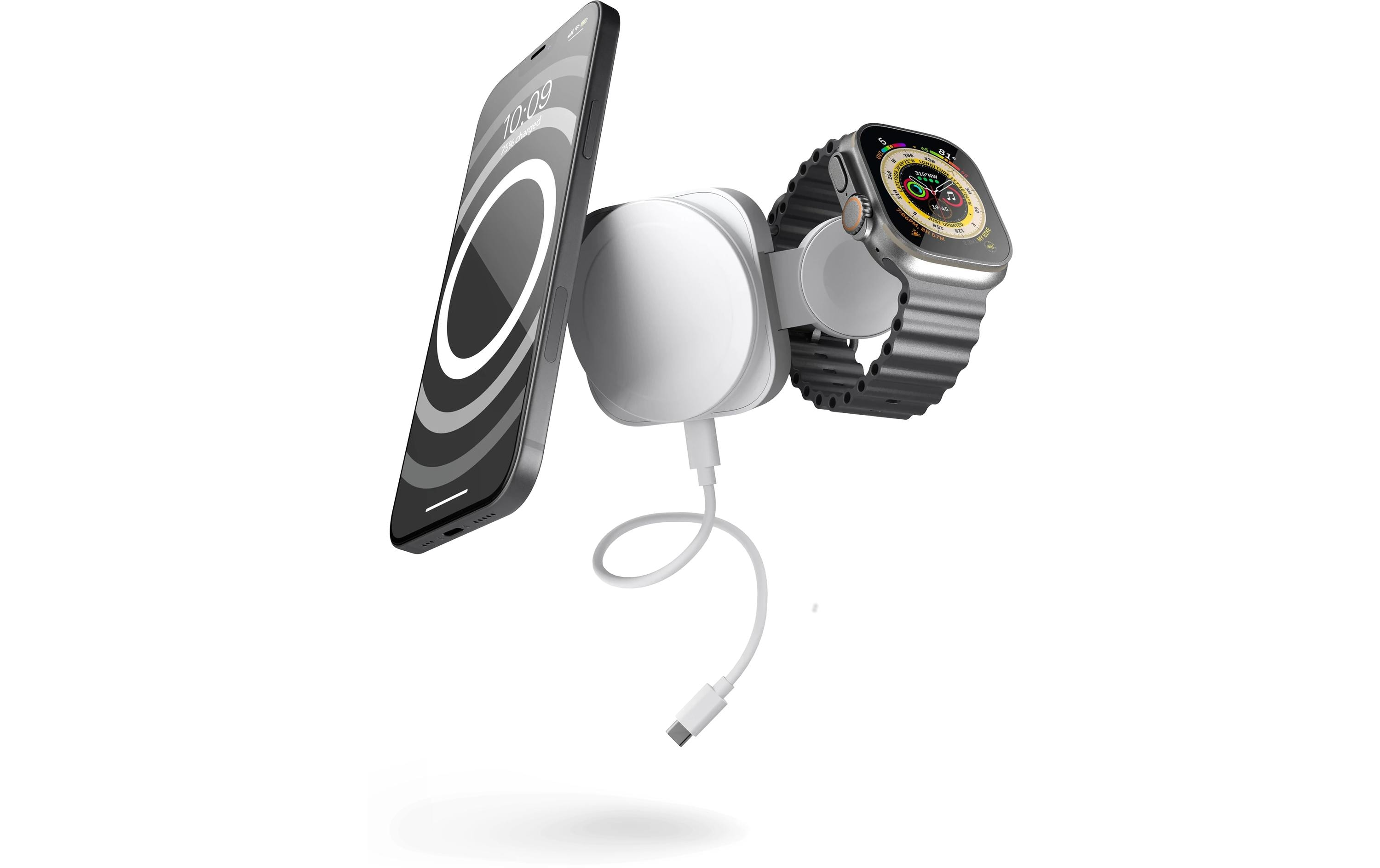ZENS - chargeur à induction Apple 15 Watt, Blanc