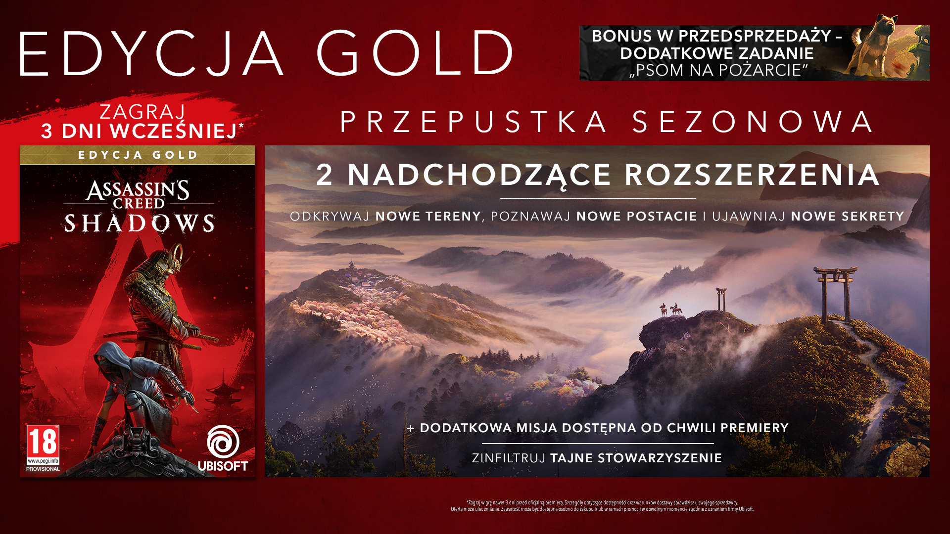 Gra Xbox Series Assassin’s Creed Shadows - Gold Edition