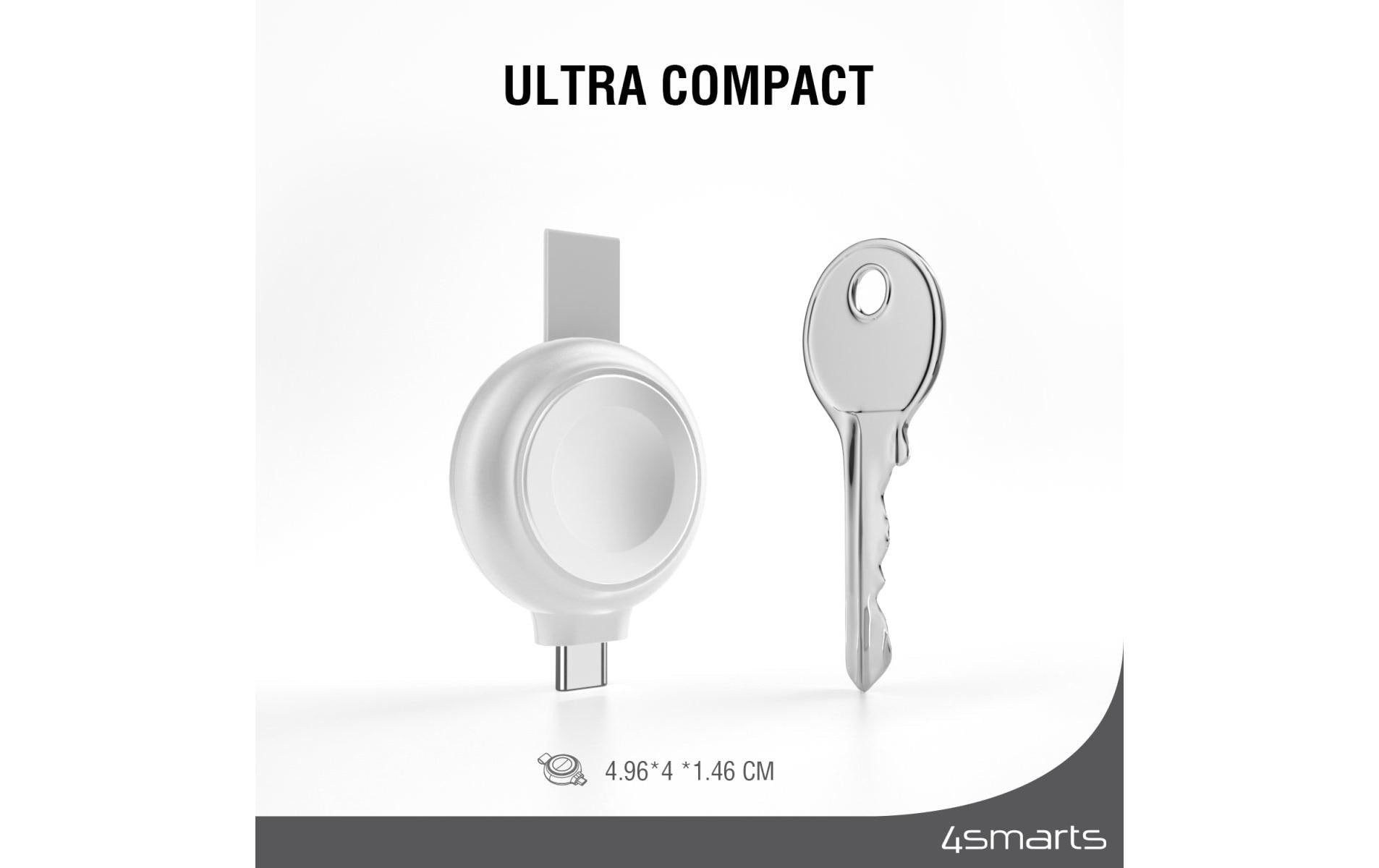 4SMARTS Wireless Charger, Silber, Wireless Charger, Apple, Silber