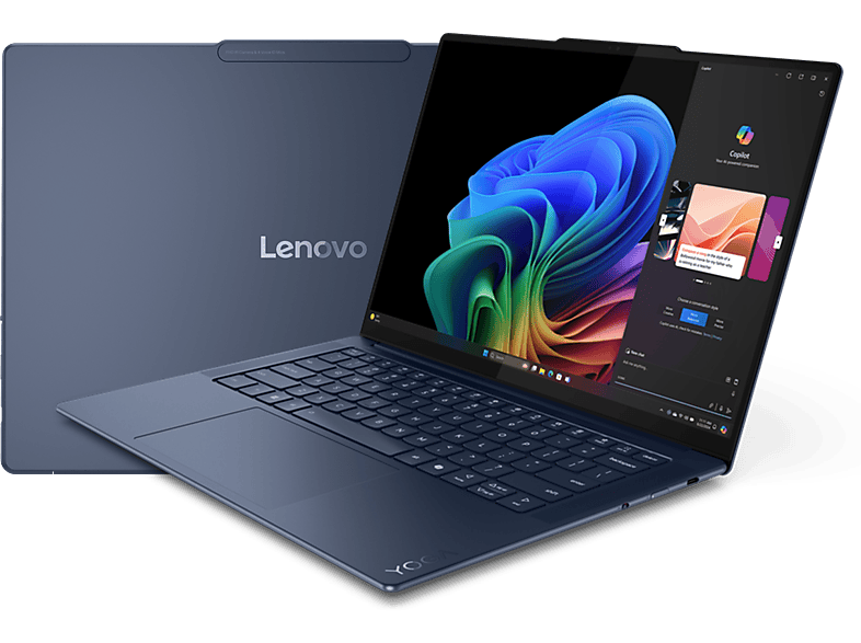 LENOVO Yoga Slim 7 14Q8X9 83ED002KHV Kék Copilot+ PC (14,5" 3k OLED/Snapdragon X Elite/32GB/1024 GB SSD/Win11H)