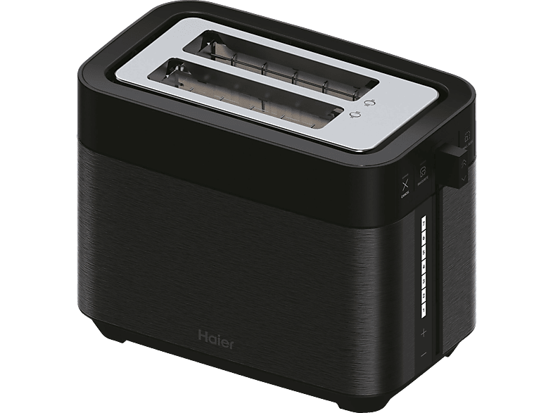 HAIER HTO5A 011 Serie 5 Toaster Schwarz (1150 Watt, Schlitze: 2 ...