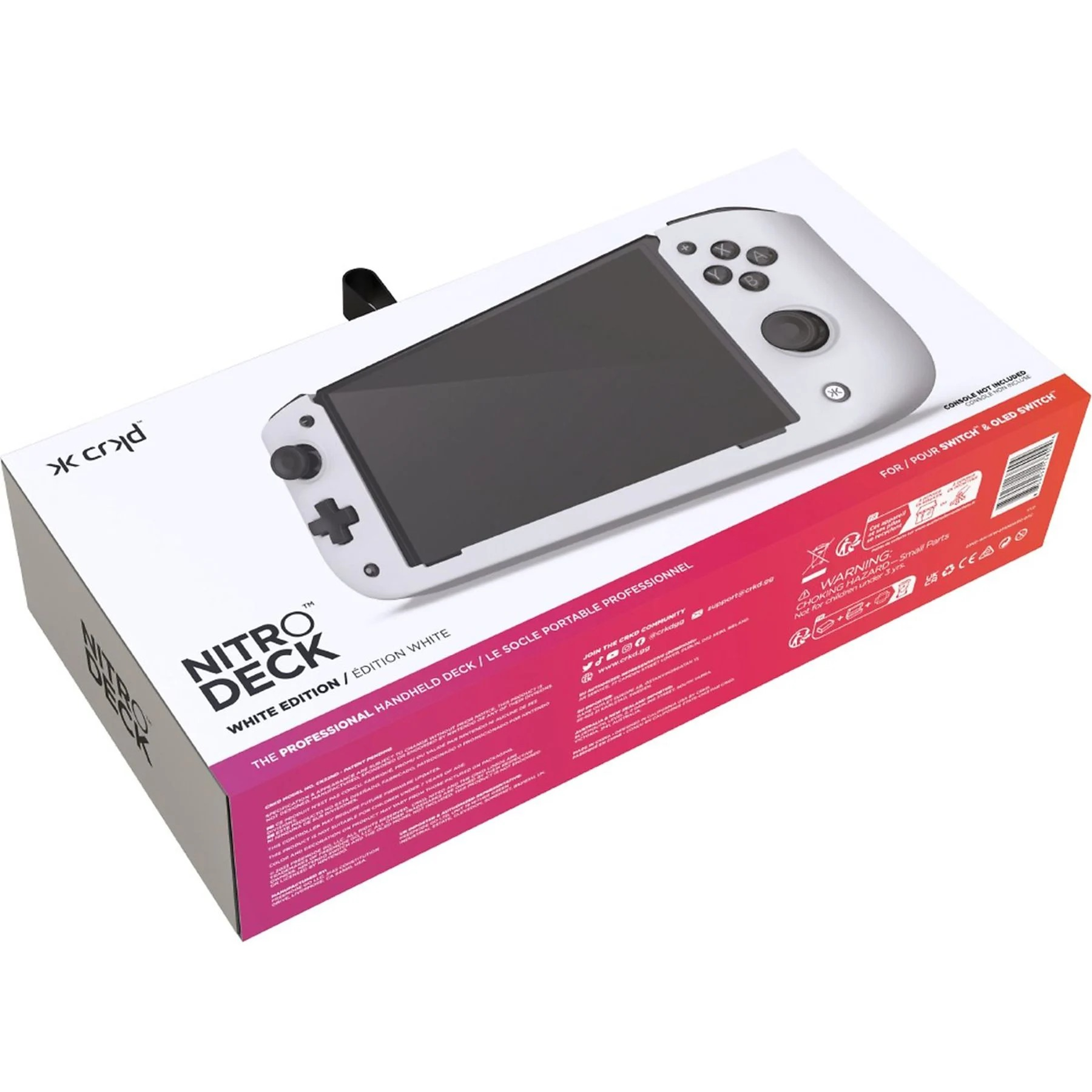 RETRO GAMES LTD Manette Nitro deck White