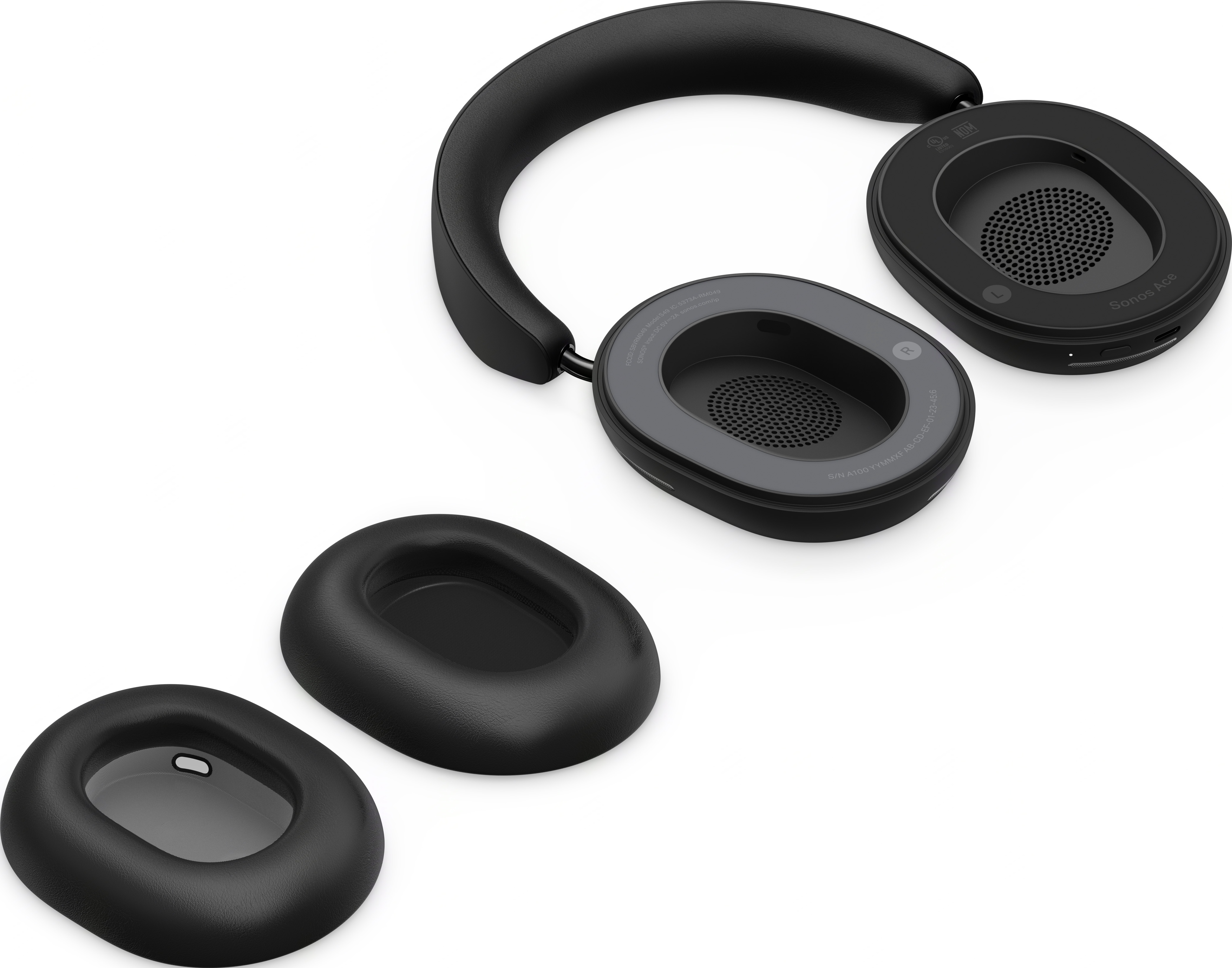 SONOS Ace, Over-ear Bluetooth Kopfhörer Bluetooth Schwarz | MediaMarkt