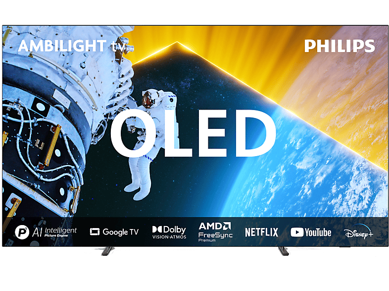 PHILIPS 77OLED809/12 77 inç 194 Ekran Uydu Alıcılı Smart 4K UHD Dolby Vision Dolby Atmos Google Ambilight TV