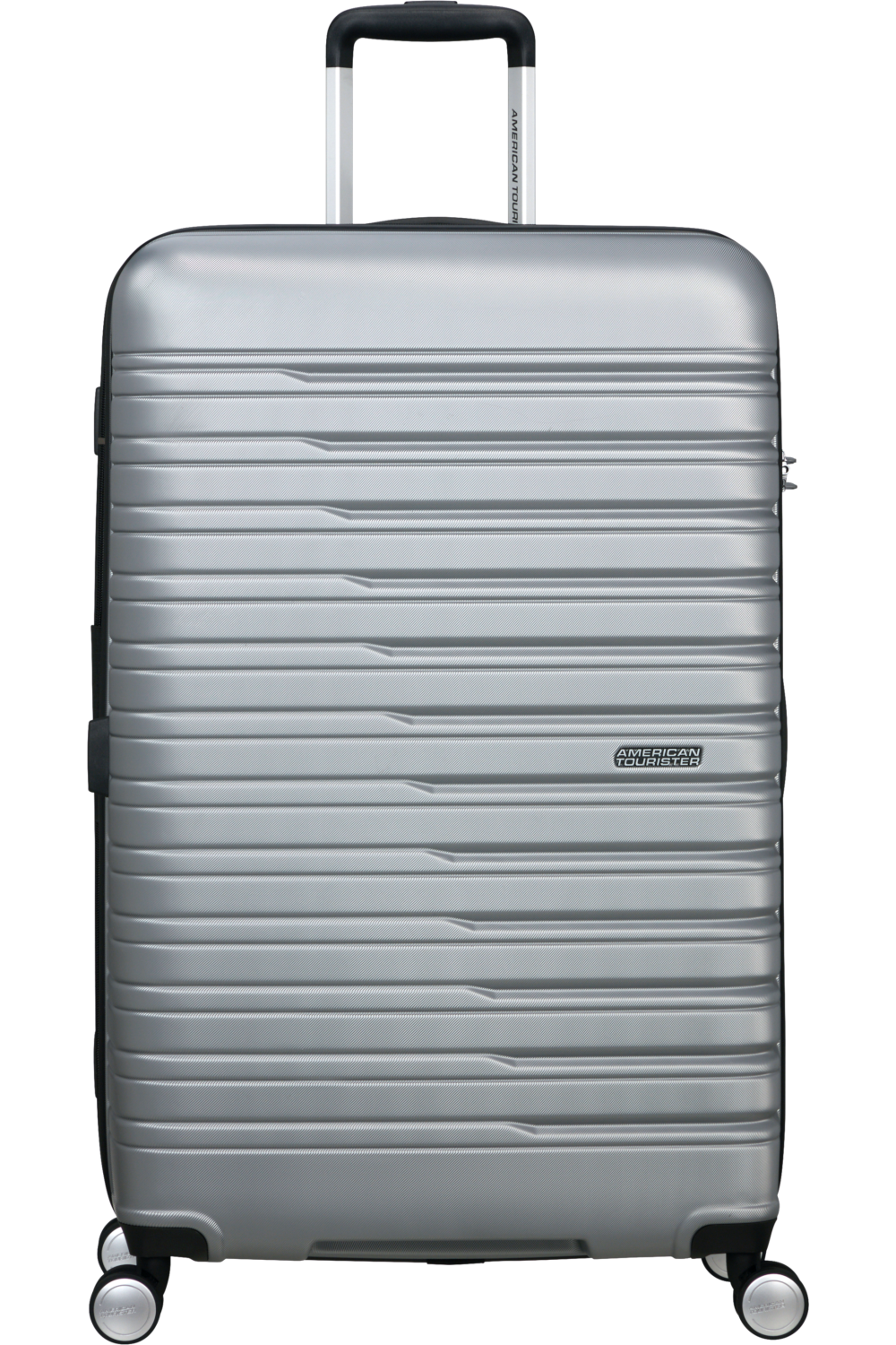 AMERICAN TOURISTER Flashline Spinner közepes méretű bőrönd 78cm, bővíthető, keményfedeles, ezüst (149769-6260)