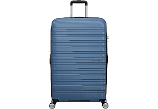 AMERICAN TOURISTER Flashline Spinner közepes méretű bőrönd 78cm, bővíthető, keményfedeles, kék (149769-A283)