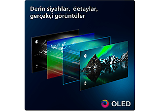 PHILIPS 65OLED809/12 65 inç 164 Ekran Uydu Alıcılı Smart 4K UHD Dolby Vision Dolby Atmos Google Ambilight TV_5