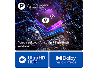 PHILIPS 65OLED809/12 65 inç 164 Ekran Uydu Alıcılı Smart 4K UHD Dolby Vision Dolby Atmos Google Ambilight TV_6