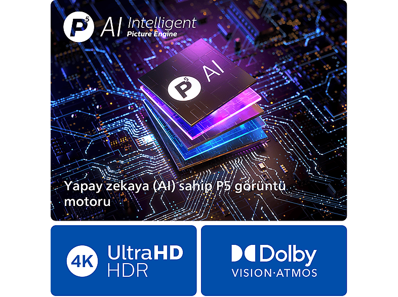 PHILIPS 65OLED809/12 65 inç 164 Ekran Uydu Alıcılı Smart 4K UHD Dolby Vision Dolby Atmos Google Ambilight TV_6