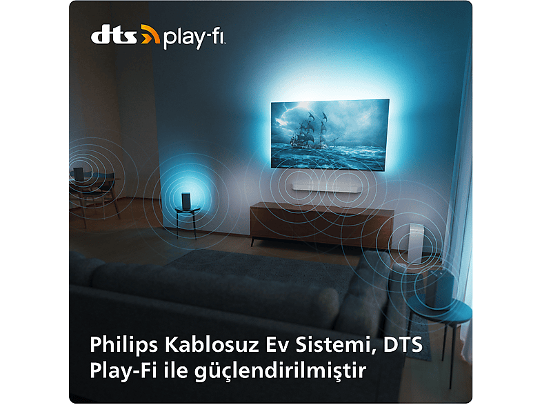 PHILIPS 65OLED809/12 65 inç 164 Ekran Uydu Alıcılı Smart 4K UHD Dolby Vision Dolby Atmos Google Ambilight TV_9