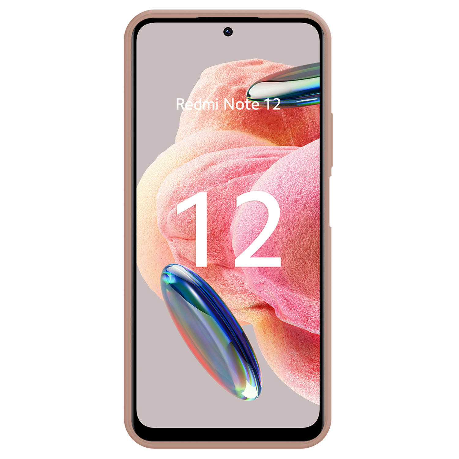 JUST IN CASE Cover Redmi Note 12 4G Color TPU Rose (325457)