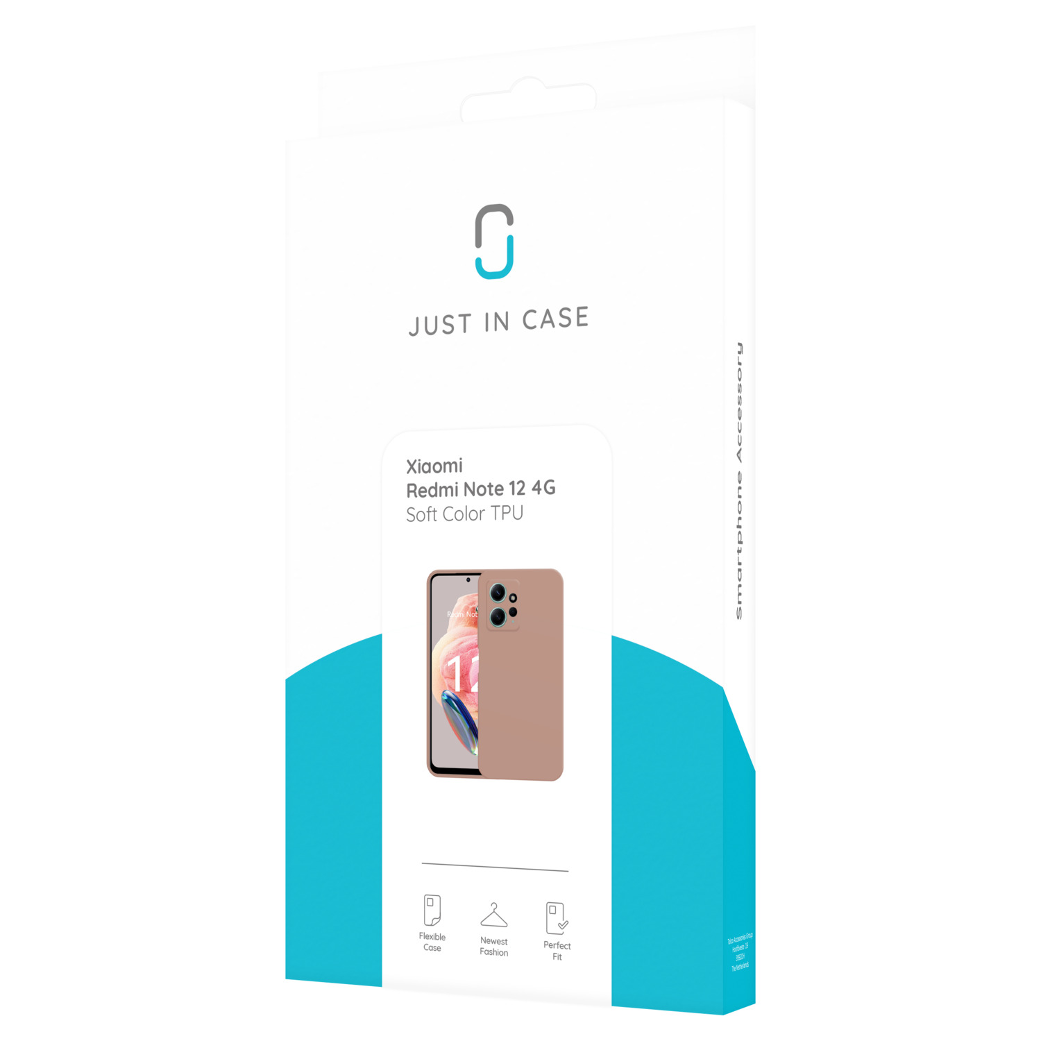 JUST IN CASE Cover Redmi Note 12 4G Color TPU Rose (325457)