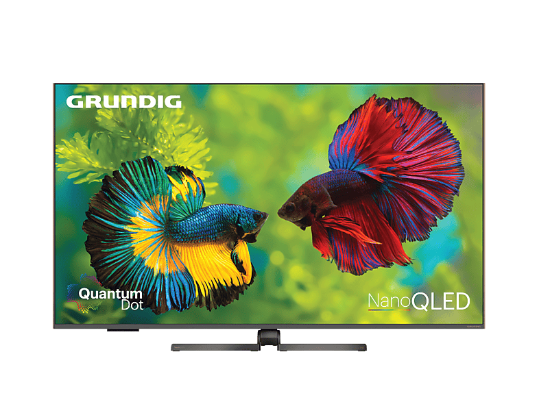 GRUNDIG 55 GHQ 9500 55 inç 139 Ekran Uydu Alıcılı Google Smart 4K Ultra HD QLED TV Antrasit