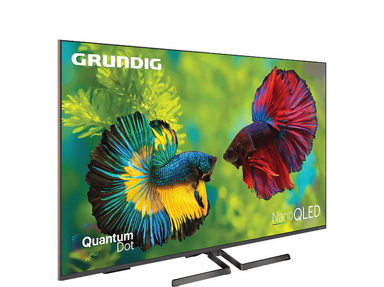 GRUNDIG 55 GHQ 9500 55 inç 139 Ekran Uydu Alıcılı Google Smart 4K Ultra HD QLED TV Antrasit_1