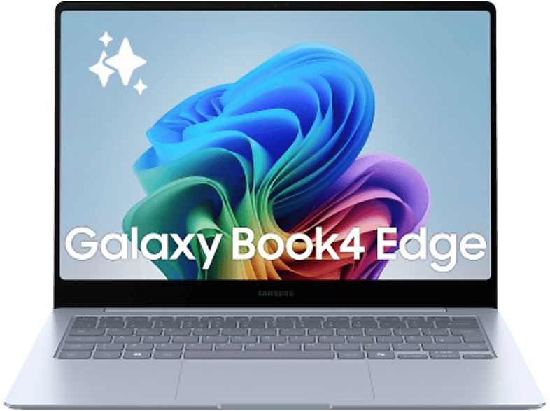 Portátil - Samsung Galaxy Book4 Edge Copilot+ PC, 14" WQXGA, Snapdragon® X1E80100 45 TOPS, 16GB RAM, 512 GB, Adreno™ GPU, Full IA, W11H, Sapphire Blue