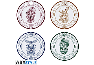 Harry Potter - Hogwarts Houses 4 db-os tányérszett