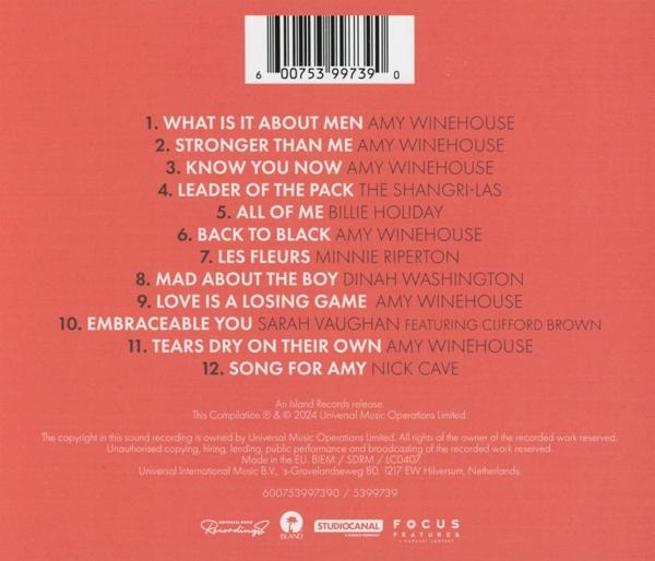 Ein CD-Cover mit Trackliste und einem Barcode.