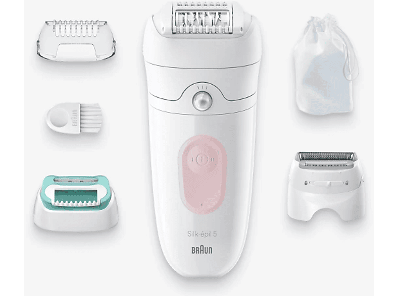 Depilator BRAUN Silk Epil SE5-050 Biało-różowy – zdjęcie 3