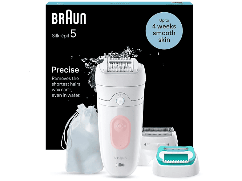 Depilator BRAUN Silk Epil SE5-050 Biało-różowy – zdjęcie 2