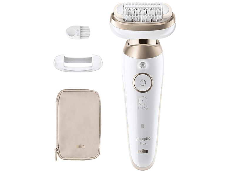 Depilator BRAUN Silk Epil 9 Flex 9-011 3D Biało-złoty