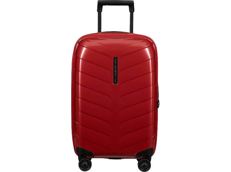 SAMSONITE Attrix Spinner kabin méretű bőrönd 55cm, bővíthető, keményfedeles, piros (146117-1726)