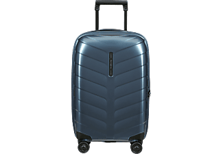 SAMSONITE Attrix Spinner kabin méretű bőrönd 55cm, bővíthető, keményfedeles, kék (146117-1827)