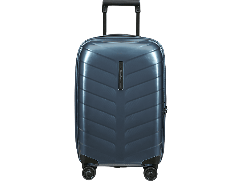 SAMSONITE Attrix Spinner kabin méretű bőrönd 55cm, bővíthető, keményfedeles, kék (146117-1827)