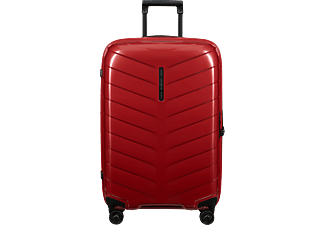 SAMSONITE Attrix Spinner közepes méretű bőrönd 69cm, keményfedeles, piros (146118-1726)