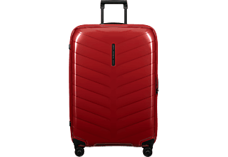 SAMSONITE Attrix Spinner nagy méretű bőrönd 75cm, keményfedeles, piros (146119-1726)